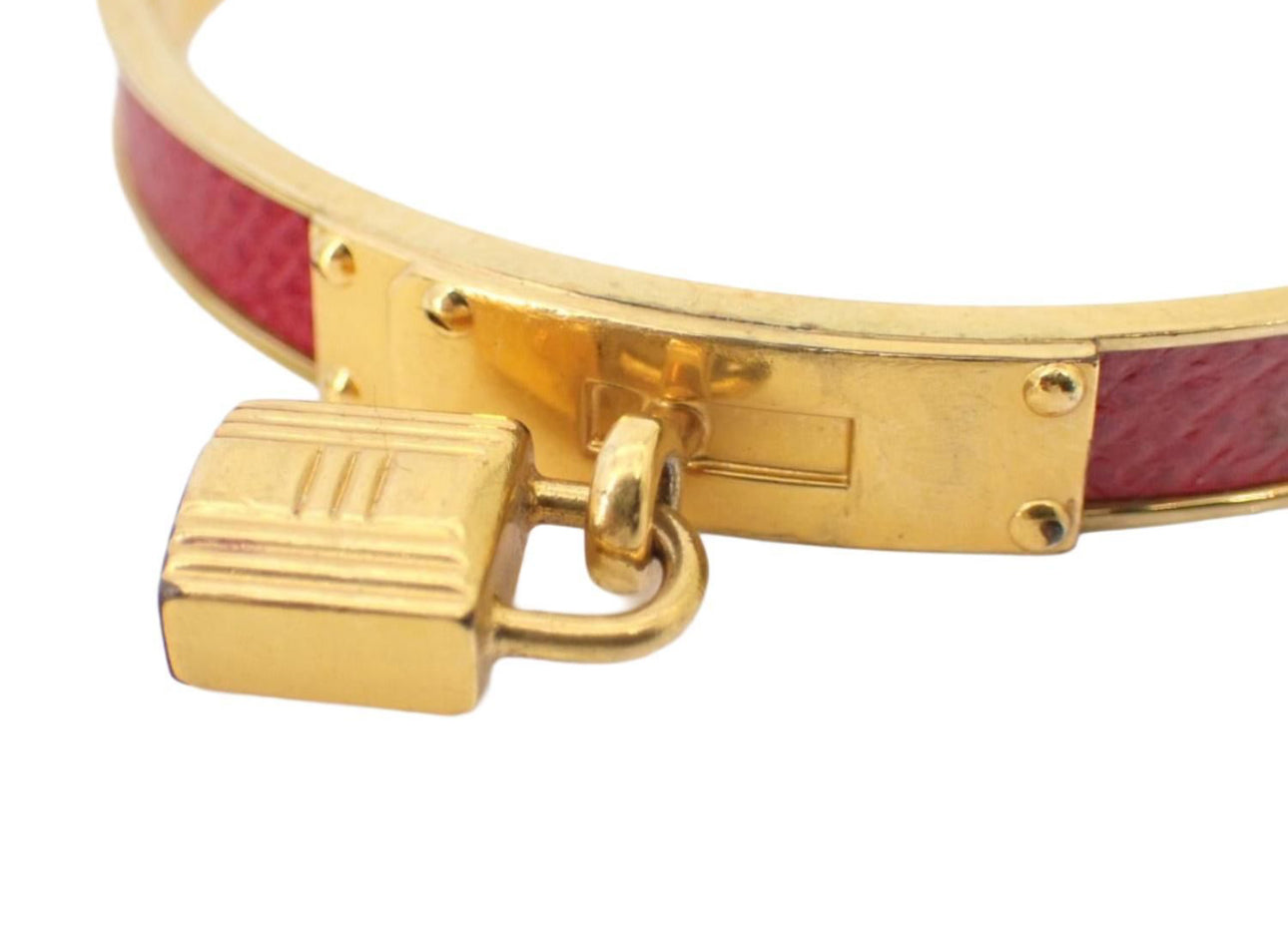 Hermes Kelly Lock Cadena Charm Bracelet - Clairely Amazing