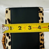 Authentic Gucci Nymphaea Leopard Calf Hair
Bag w/Bamboo Pearl Handles - Clairely Amazing