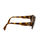 CHANEL Pre-Owned 2000s CC tortoiseshell sunglasses - Clairely Amazing