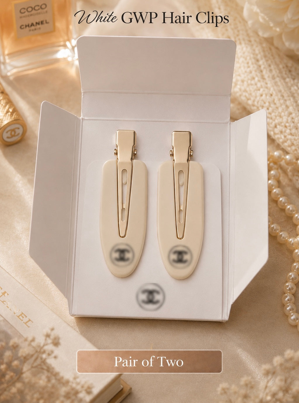 CHANEL GWP Hair Clips – Pair of Two