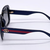 Gucci Women's Black-Blue/Grey Gradient Lenses Sunglasses - Clairely Amazing