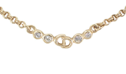Dior Gold Plated CD Logo Necklace - Clairely Amazing