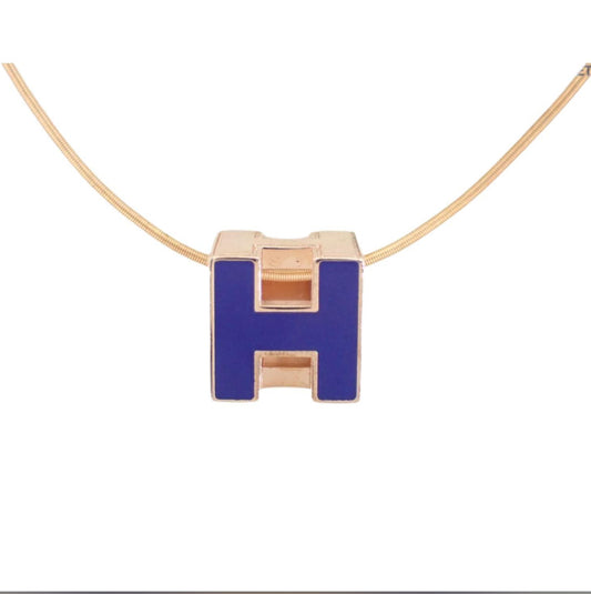 Hermes
Cage d’H Pendant Necklace Metal with Enamel - Clairely Amazing