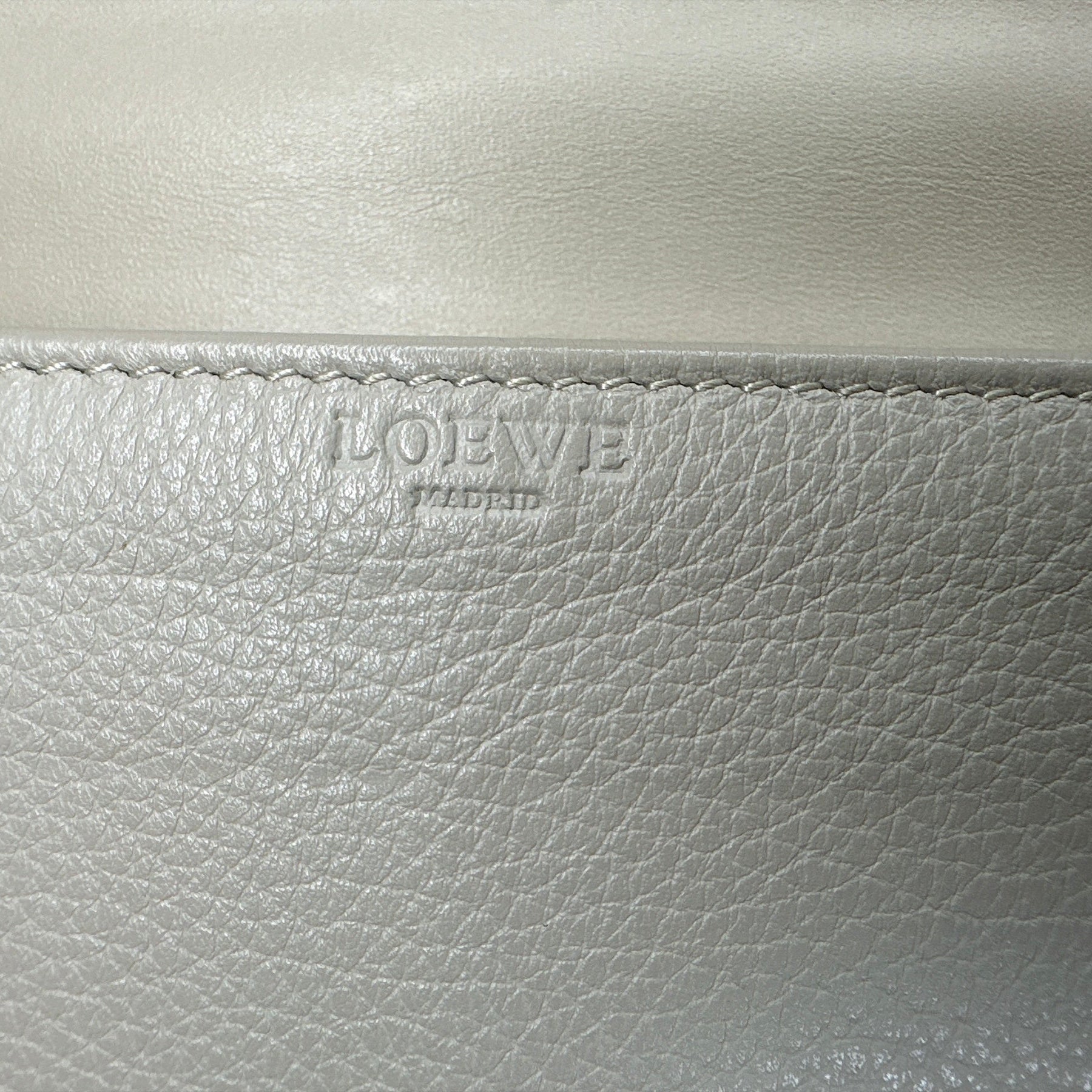 LOEWE Beige/Brown Continental Bi-fold Wallet - Clairely Amazing