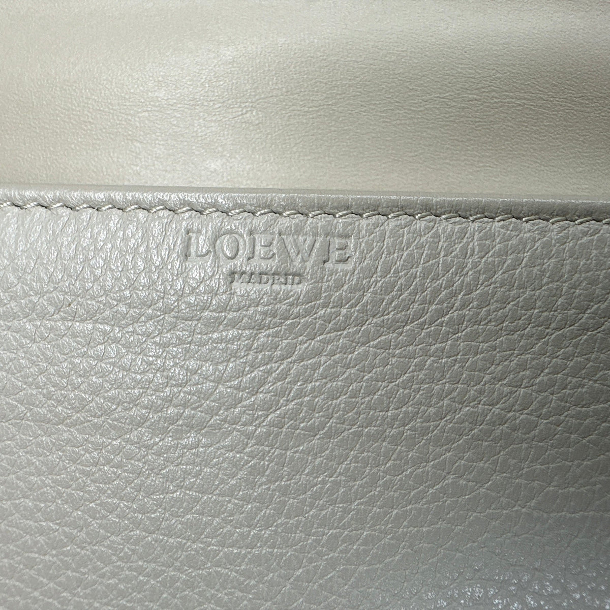 LOEWE Beige/Brown Continental Bi-fold Wallet - Clairely Amazing