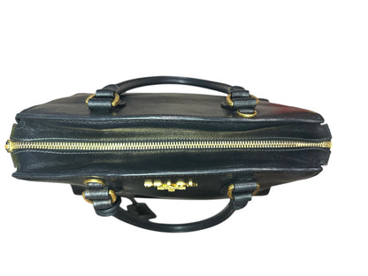 Prada Black Saffiano Leather Small Top Handle Crossbody Bag - Clairely Amazing