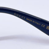 Gucci Women's Black-Blue/Grey Gradient Lenses Sunglasses - Clairely Amazing