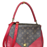 LOUIS VUITTON 
Grained Calfskin Monogram Double V Rubis - Clairely Amazing