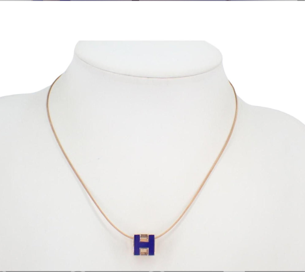 Hermes
Cage d’H Pendant Necklace Metal with Enamel - Clairely Amazing