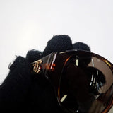 CHANEL Pre-Owned 2000s CC tortoiseshell sunglasses - Clairely Amazing