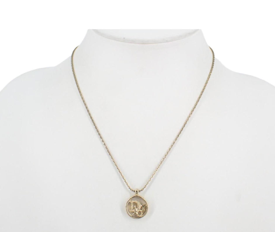Christian Dior Dior necklace gold plated - Clairely Amazing
