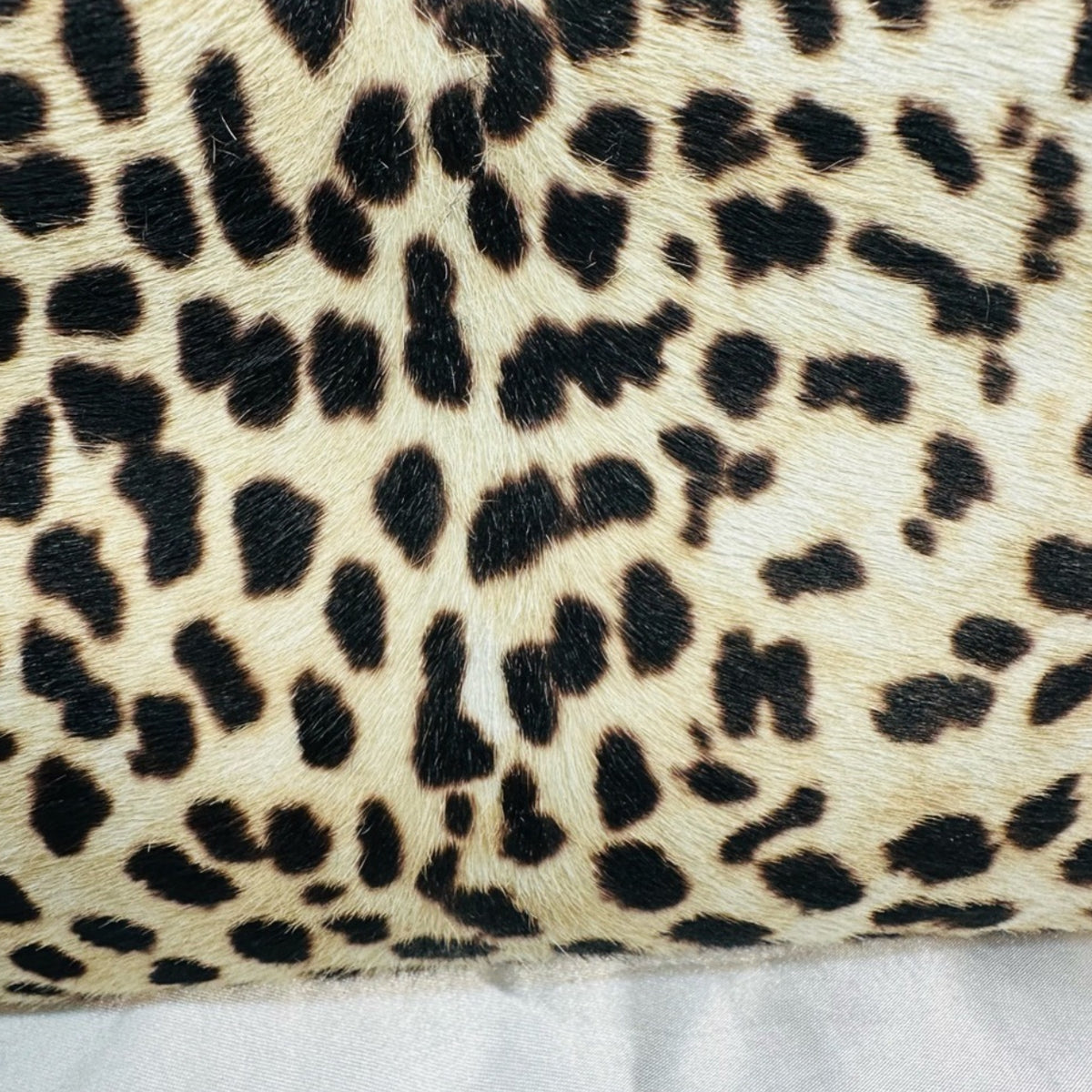 Authentic Gucci Nymphaea Leopard Calf Hair
Bag w/Bamboo Pearl Handles - Clairely Amazing