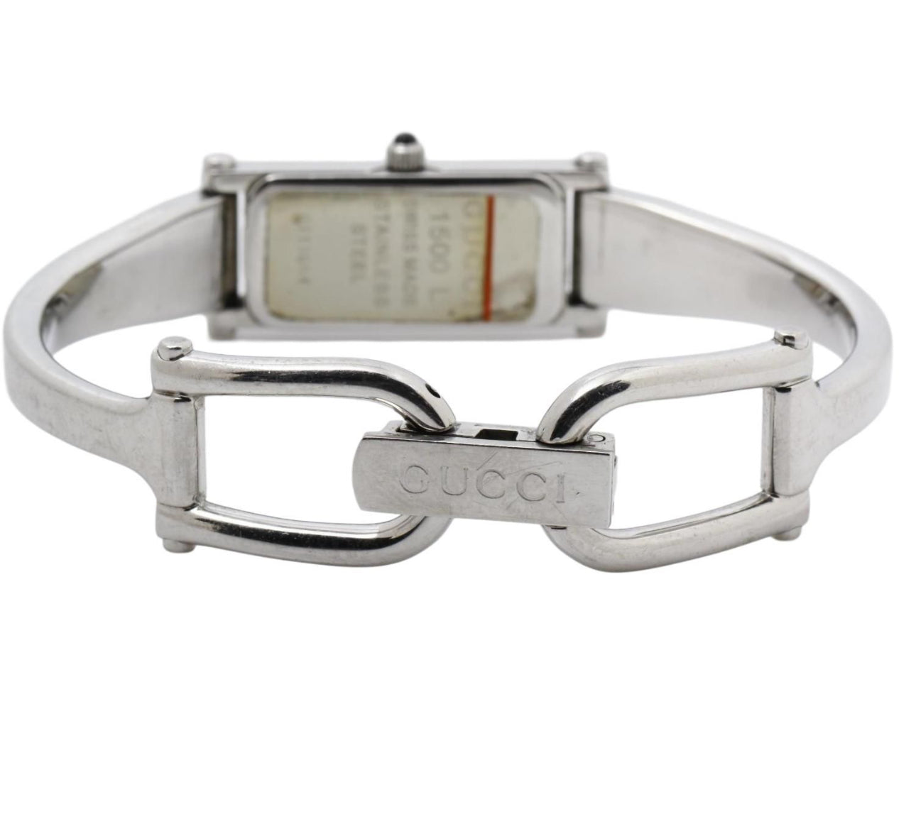 Gucci Gucci 1500L Stainless Steel Quartz Bangle Watch - Clairely Amazing