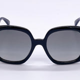 Gucci Women's Black-Blue/Grey Gradient Lenses Sunglasses - Clairely Amazing