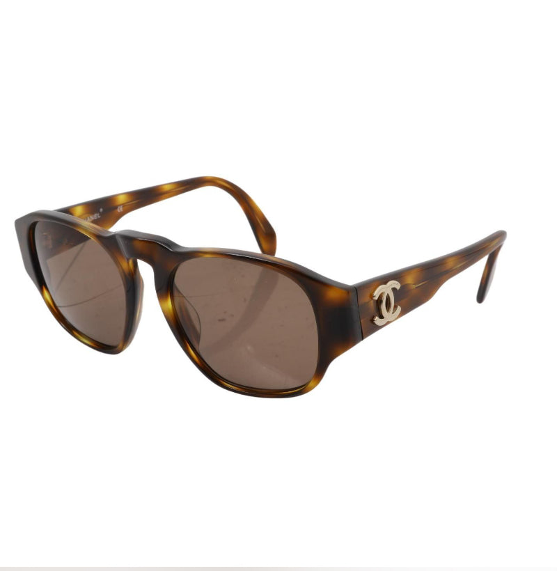 CHANEL Pre-Owned 2000s CC tortoiseshell sunglasses - Clairely Amazing