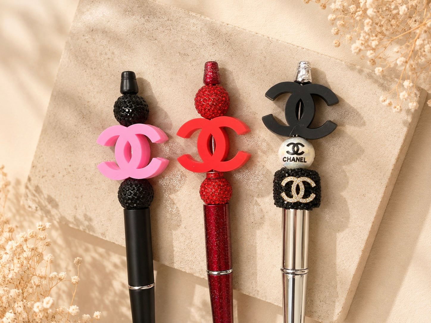 Luxury-Inspired Beaded Pens (choose one style)