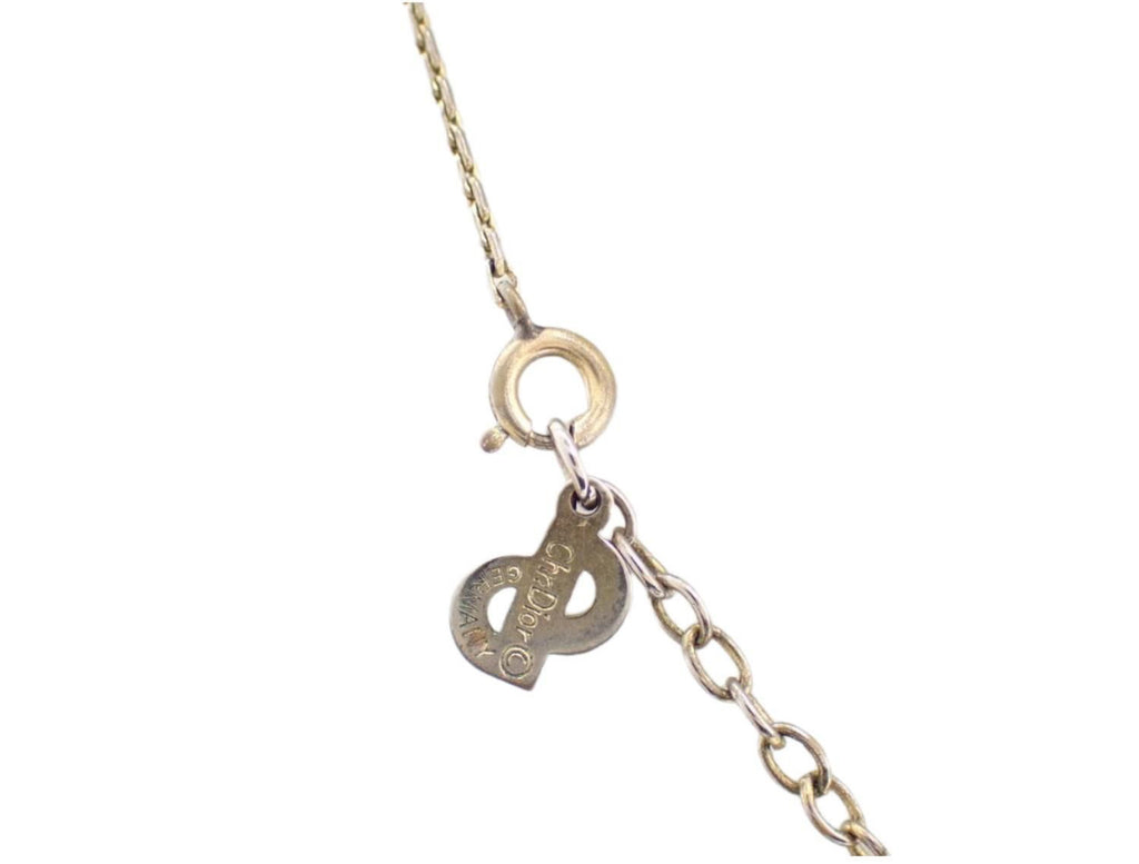 Christian Dior Dior necklace gold plated - Clairely Amazing