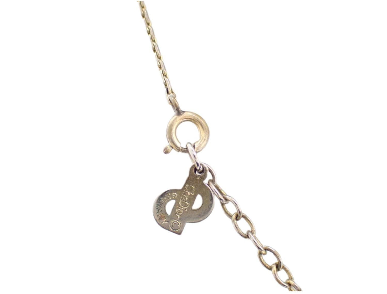 Christian Dior Dior necklace gold plated - Clairely Amazing