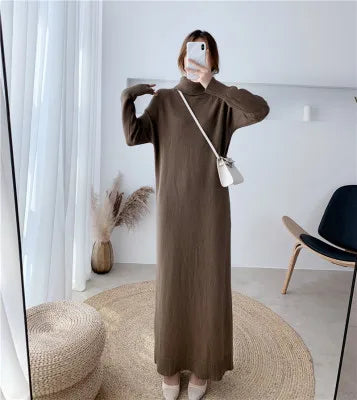 Extra Long Sweater Dress