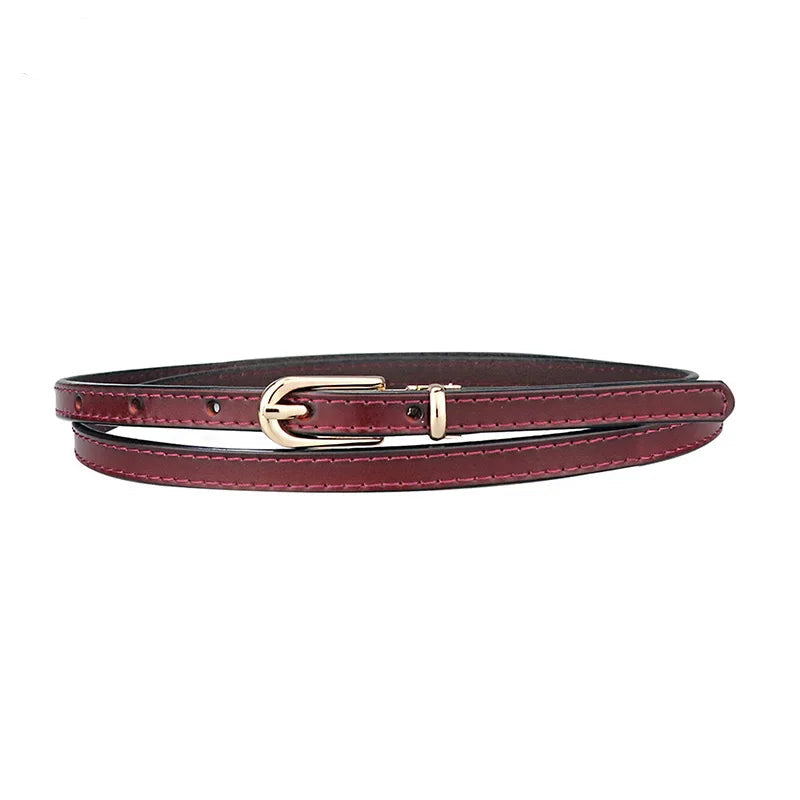 Women’s Thin Leather Belt