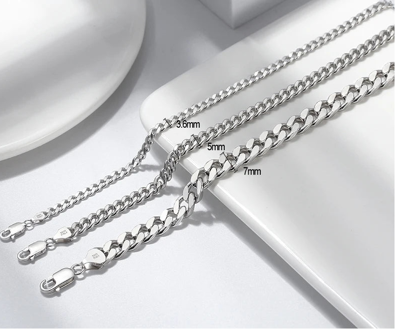 Italian Silver Cuban Bracelet