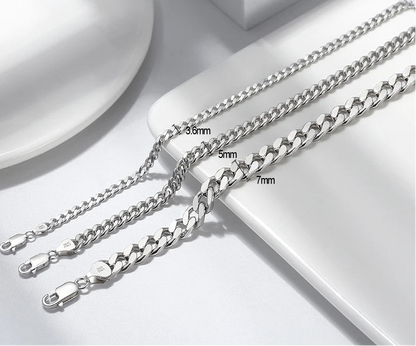 Italian Silver Cuban Bracelet