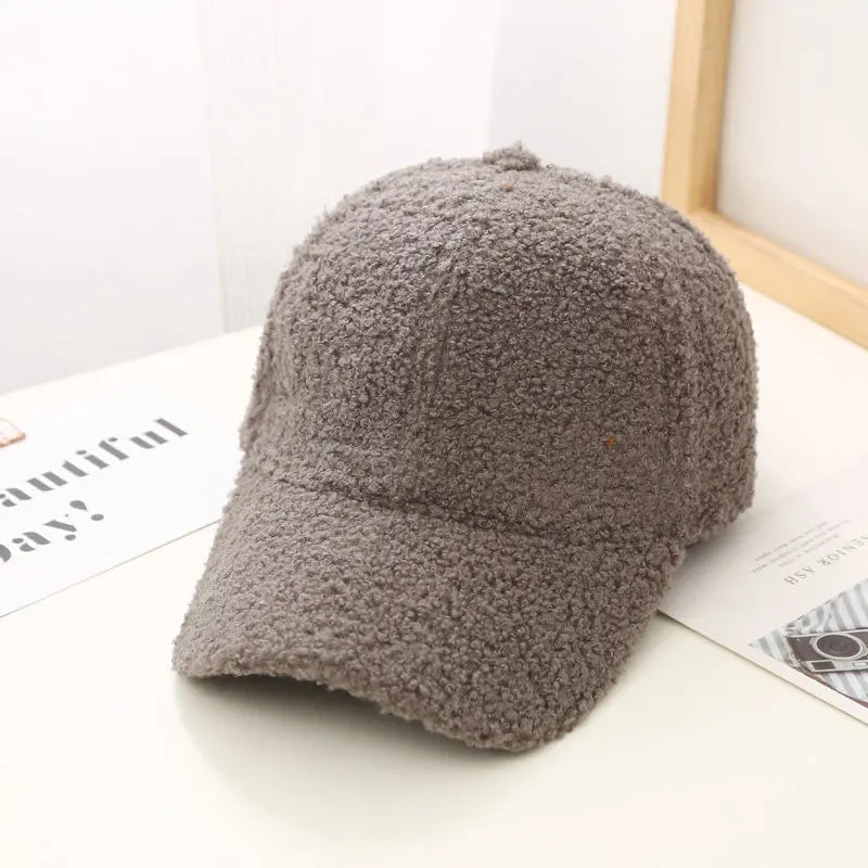 Women's Plush Baseball Cap