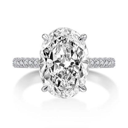 Solitaire Oval Diamond Ring