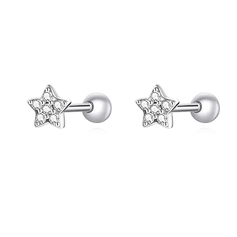 Butterfly Star Stud Earrings