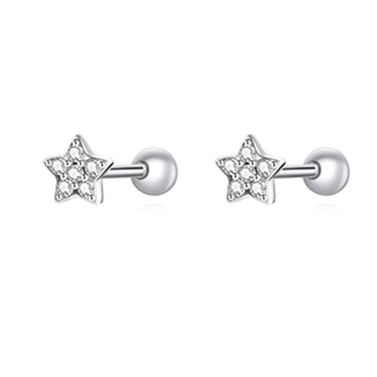 Butterfly Star Stud Earrings