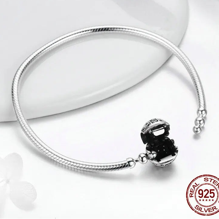 Silver Sparkling Ball Bracelet