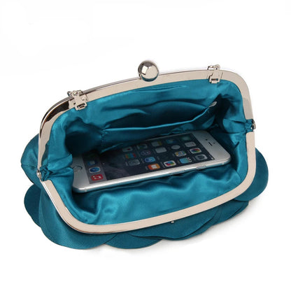 Floral Evening Clutch Bag