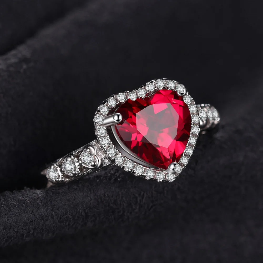 Ruby Heart Ring