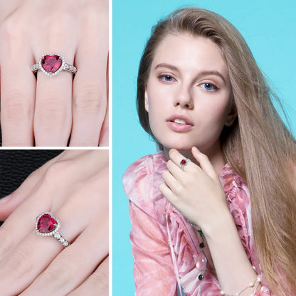 Ruby Heart Ring
