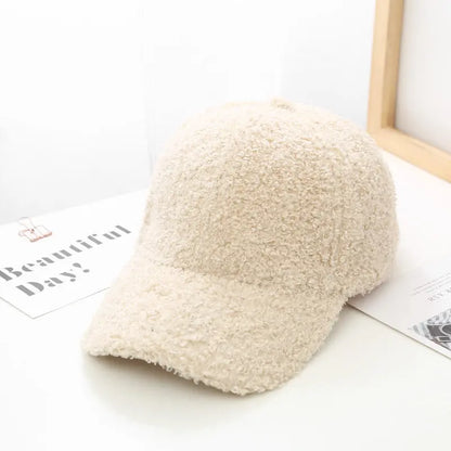 Women's Plush Baseball Cap