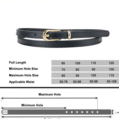 Women’s Thin Leather Belt