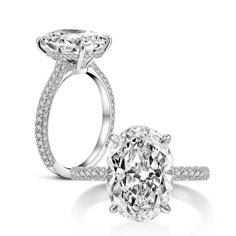 Solitaire Oval Diamond Ring
