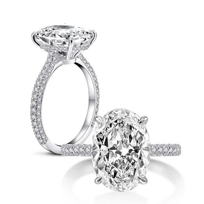 Solitaire Oval Diamond Ring