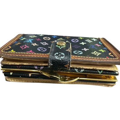 Louis Vuitton Black Murakami Monogram Porte-Monnaie Wallet - Clairely Amazing