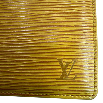 Louis Vuitton Yellow Epi bifold card case - Clairely Amazing