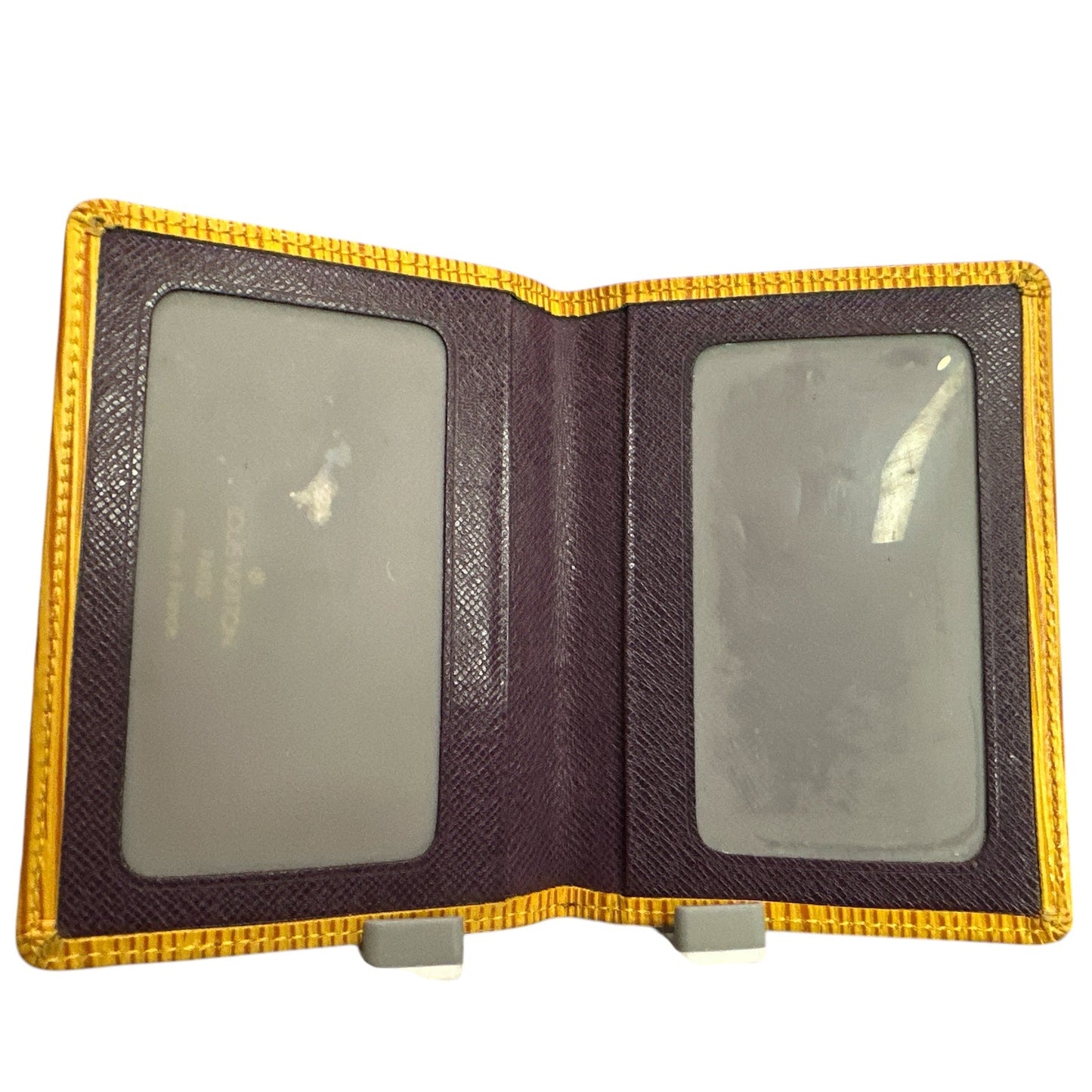 Louis Vuitton Yellow Epi bifold card case - Clairely Amazing