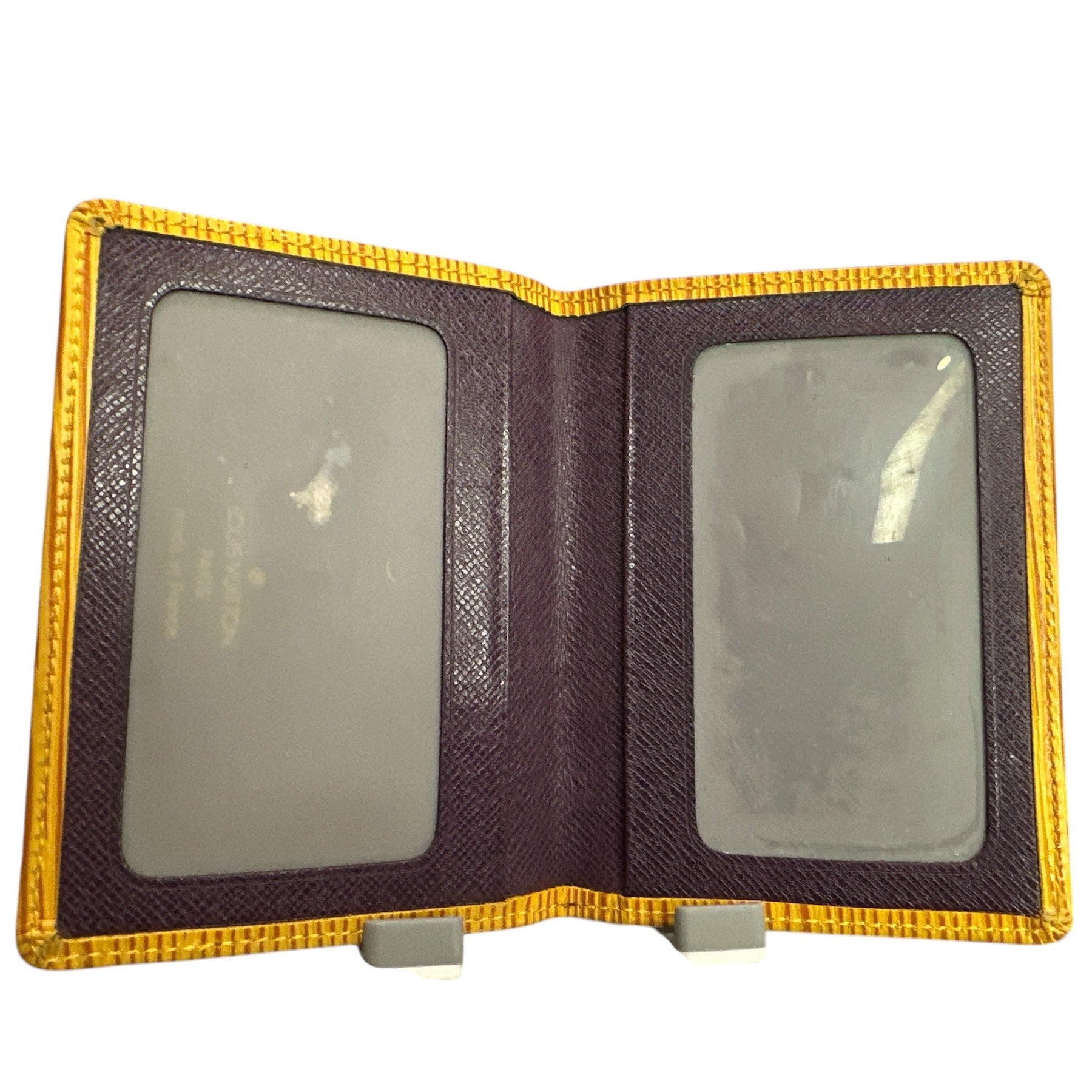 Louis Vuitton Yellow Epi bifold card case - Clairely Amazing