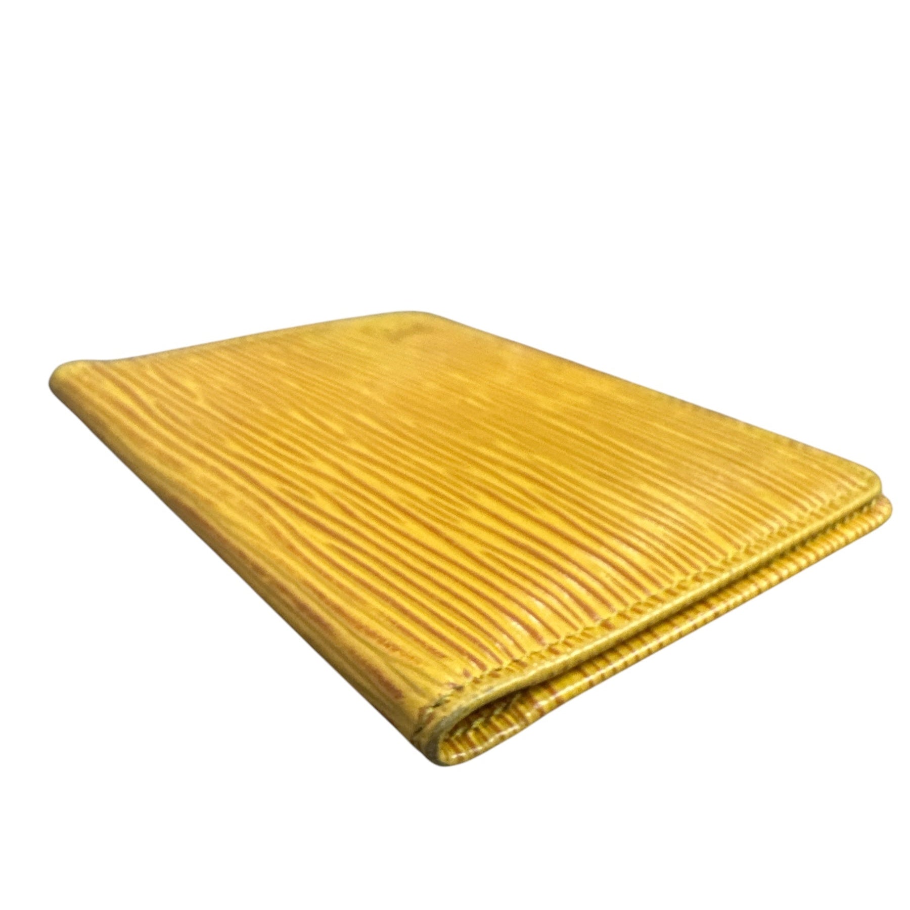 Louis Vuitton Yellow Epi bifold card case - Clairely Amazing