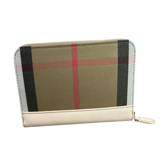 Burberry Large Check Zip Wallet - Clairely Amazing