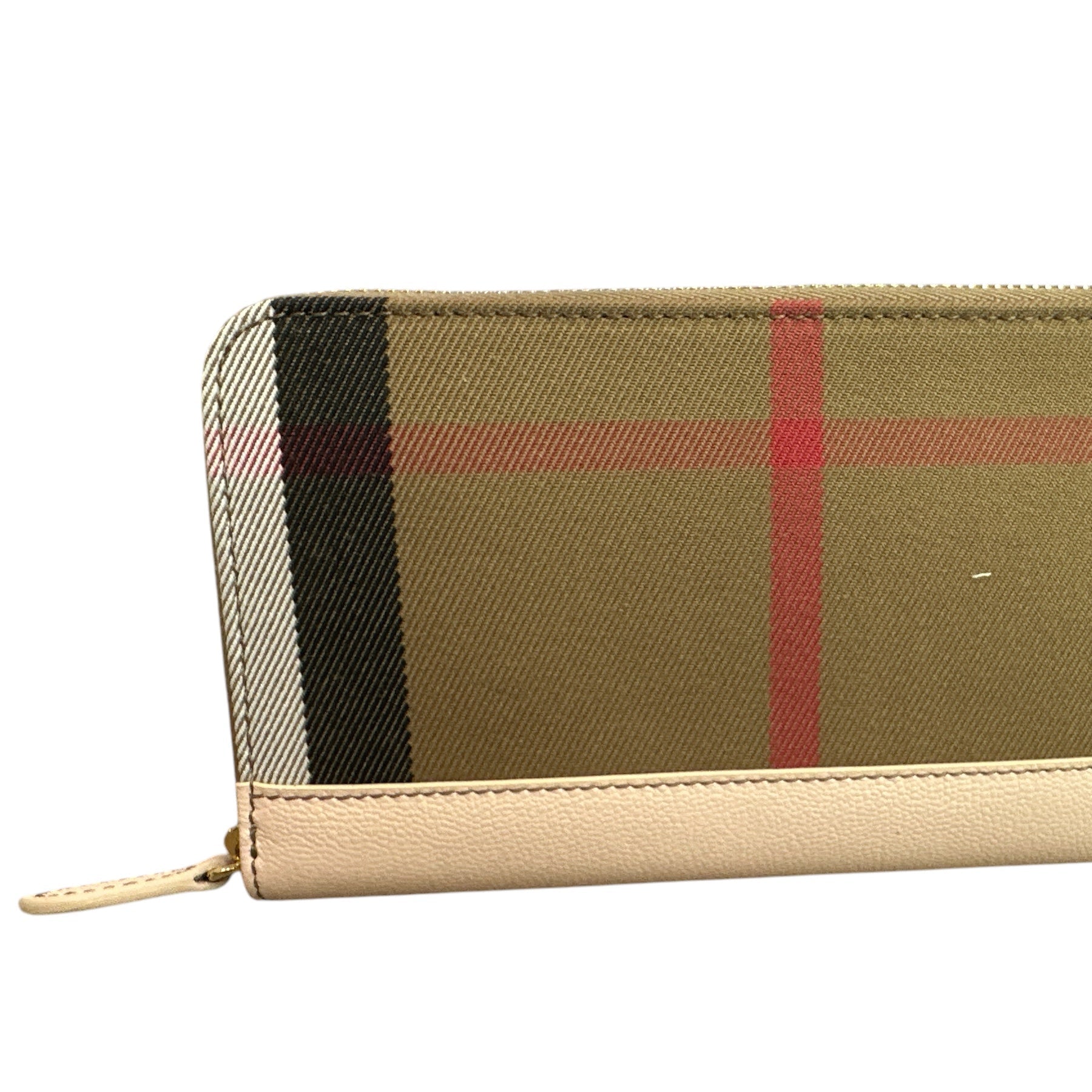 Burberry Large Check Zip Wallet - Clairely Amazing