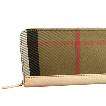 Burberry Large Check Zip Wallet - Clairely Amazing