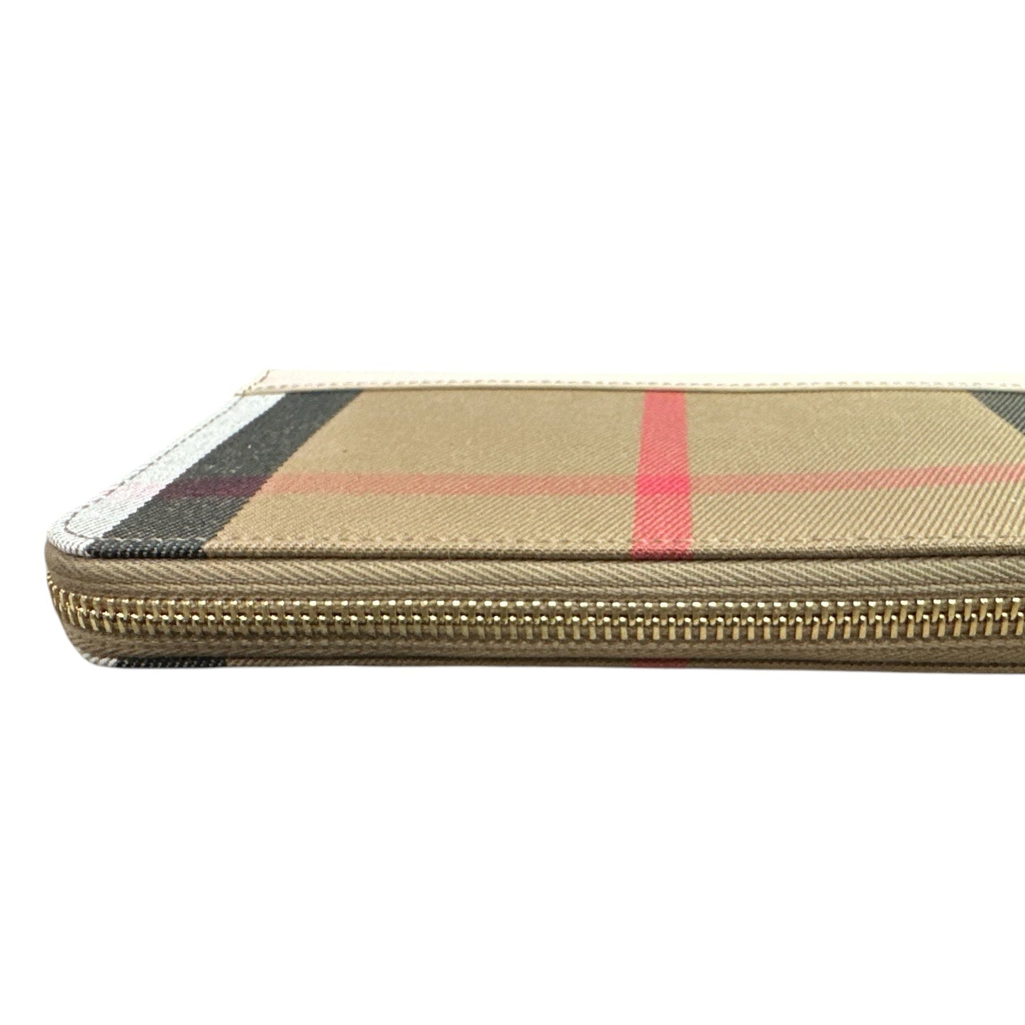 Burberry Large Check Zip Wallet - Clairely Amazing