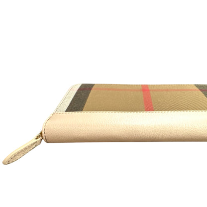 Burberry Large Check Zip Wallet - Clairely Amazing