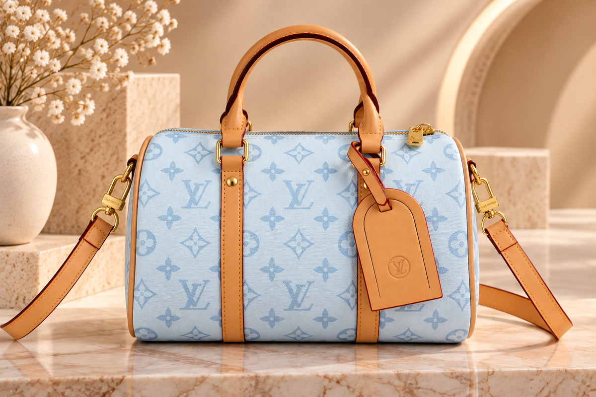 Fashion Monogram Mini Boston Crossbody Bag