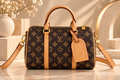 Fashion Monogram Mini Boston Crossbody Bag